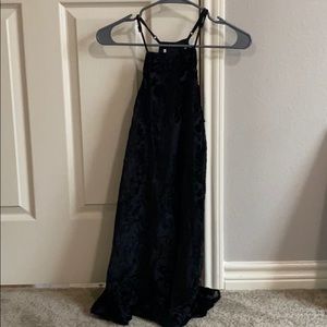 High neck velvet Francesca’s dress Size S